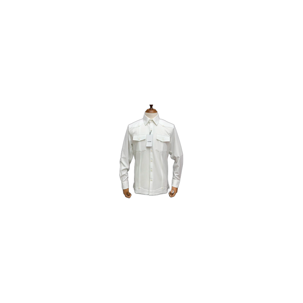 Camisa Clássica Da Eluno, Branco