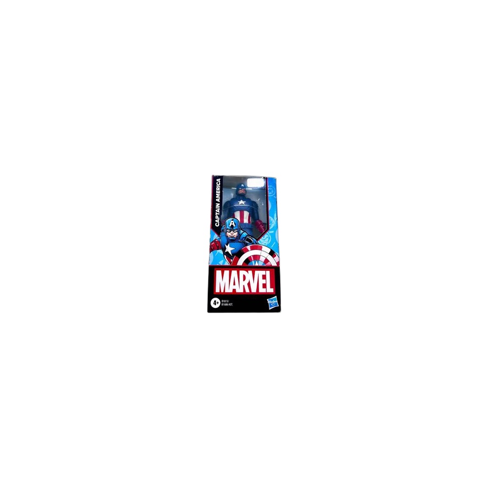 Boneco Infantil Super Herói Marvel, Capitão America 4+