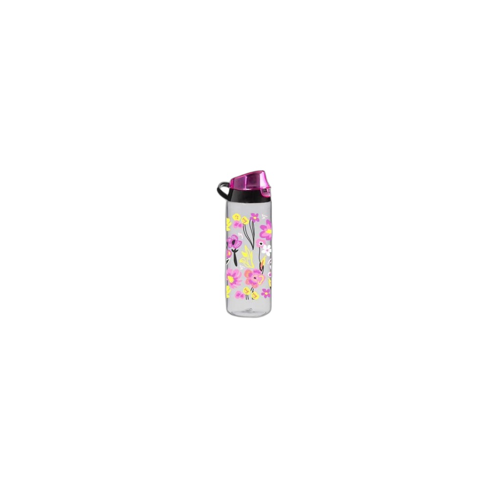 Garrafa De Água Pc Flores Coloridas, 750 ml