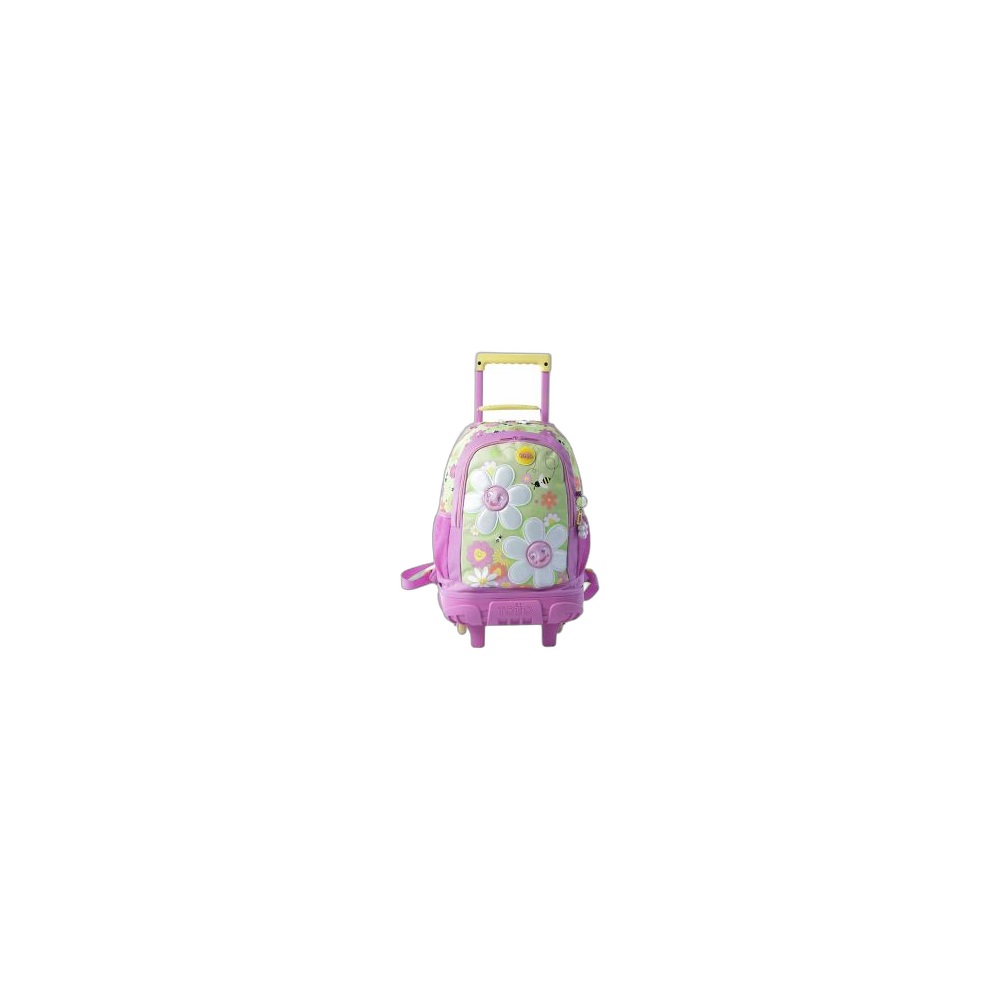 Mochila Escolar Com Rodas Totto Margarita, Tamanho M