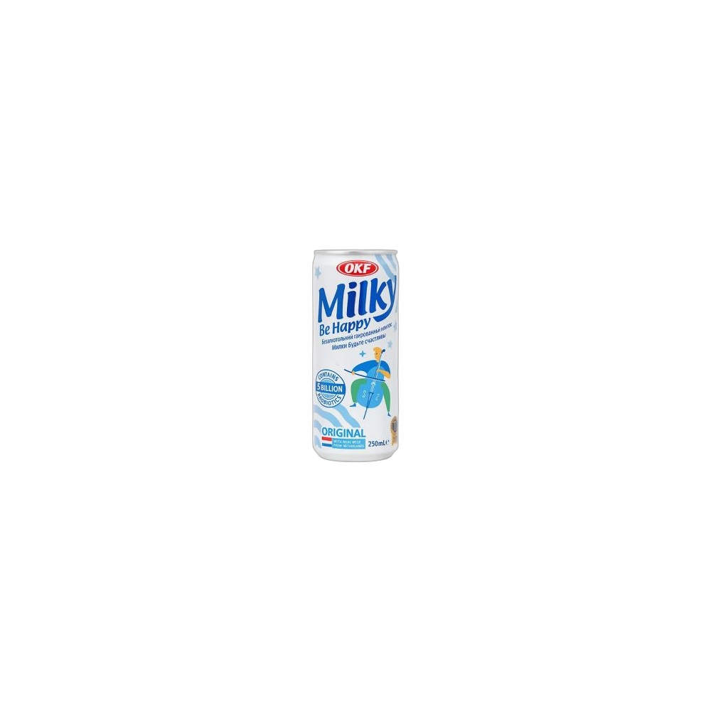 Refrigerante Coreano Okf Milky Original, 250 ml