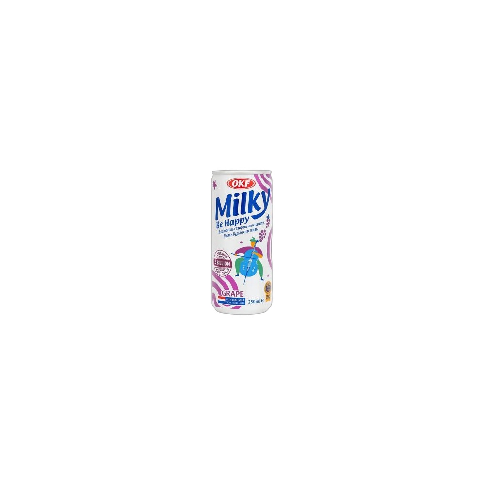 Refresco Coreano Okf Milky Grape, 250 ml