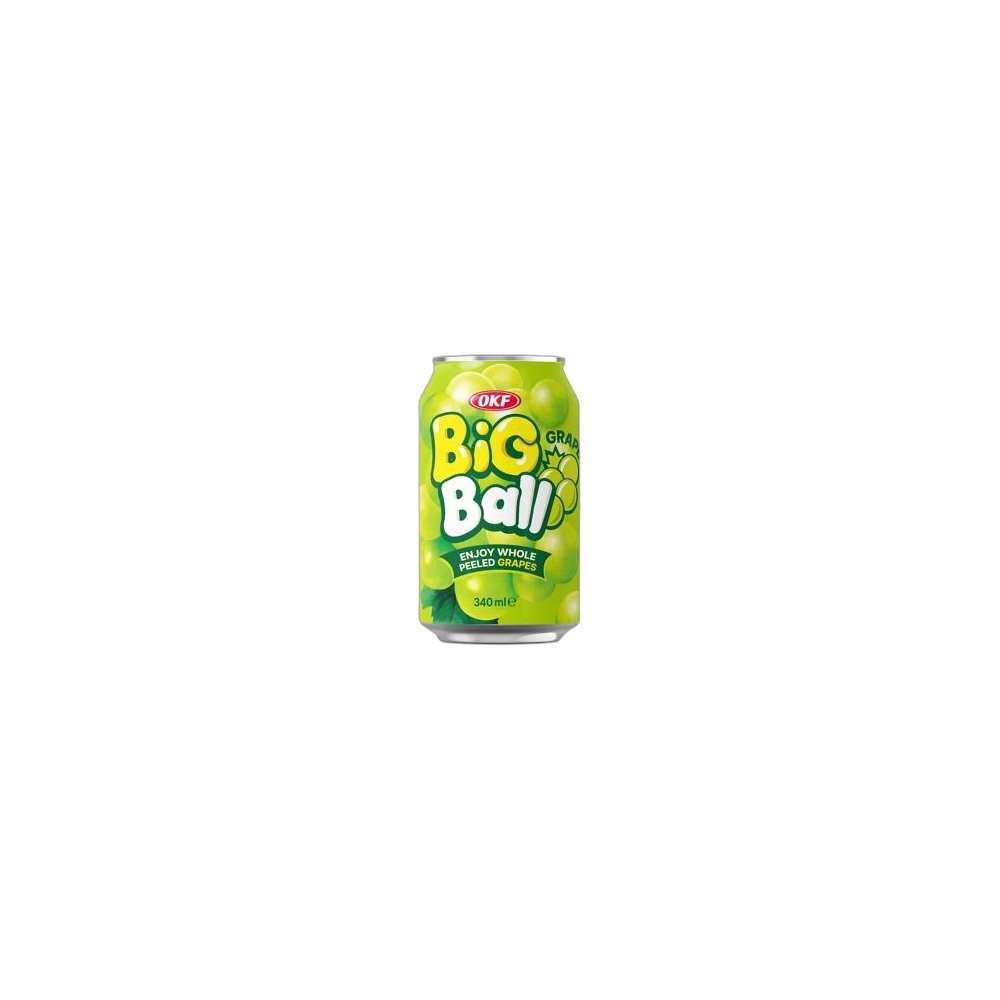 Refresco Coreano Okf Big Ball Grape, 340 ml
