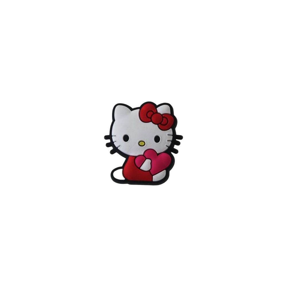 Pingente De Crocs Hello Kitty