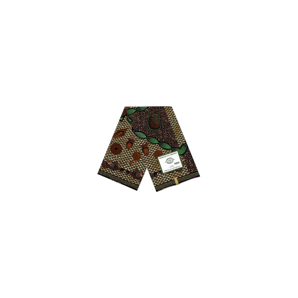 Capulana "Natureza Viva" 100% Algodão Premium By Pushti