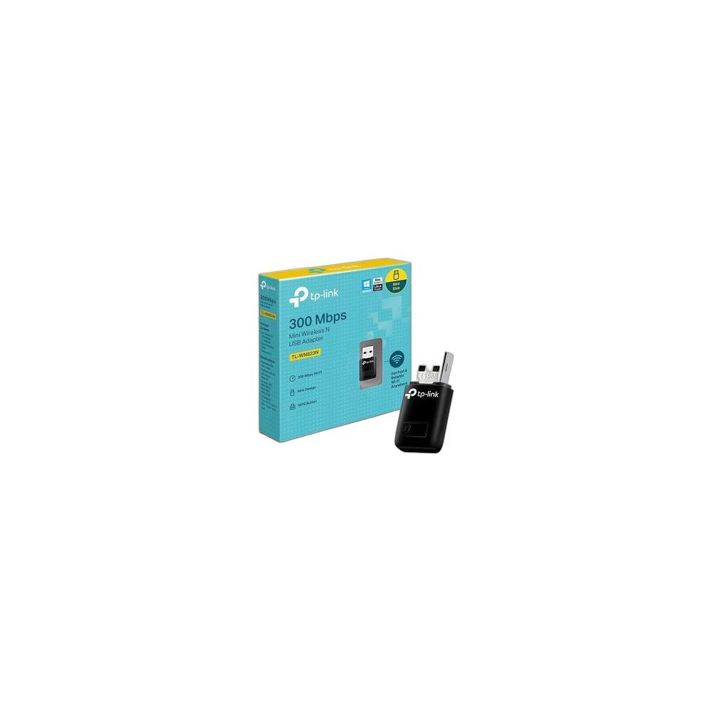 Adaptador Usb Wi‑Fi Tp‑Link Tl‑Wn823N, 300Mbps