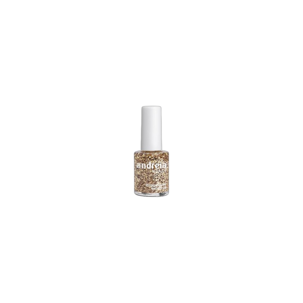 Verniz Hipoalergénico Andreia Profissional Nº 144 Glitter Dourado E Prateado, 10.5 ml