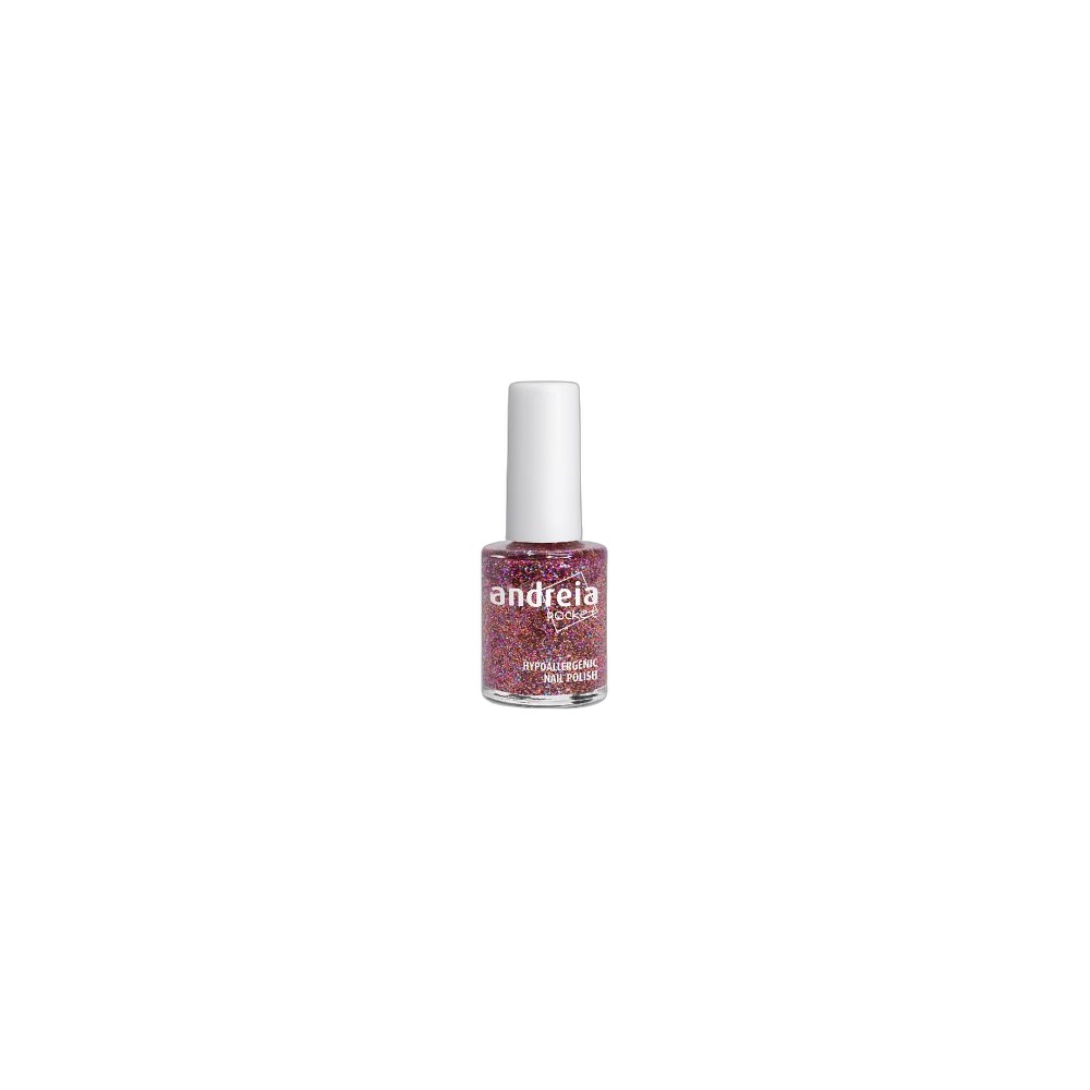 Verniz Hipoalergénico Andreia Profissional Nº 153 Purpurina Multicolor, 10.5 ml