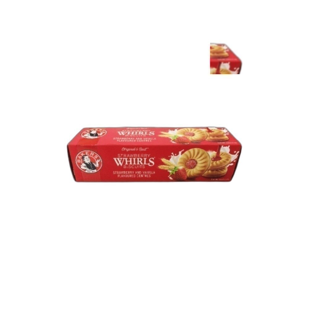 Bolachas Bakers Strawberry Whirls 200g