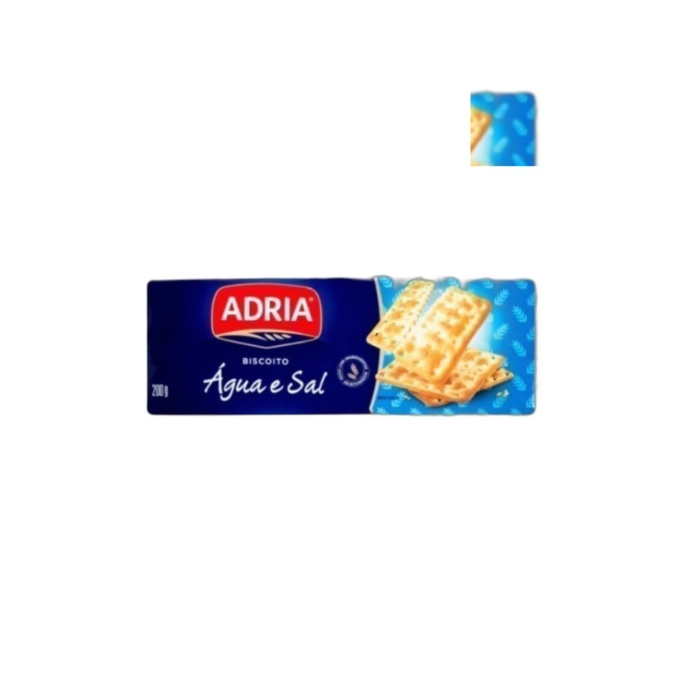 Bolachas Adria 200g Água E Sal