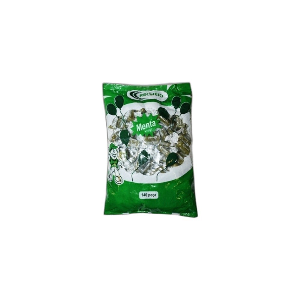 Doces Recheio 140Pcs Menta