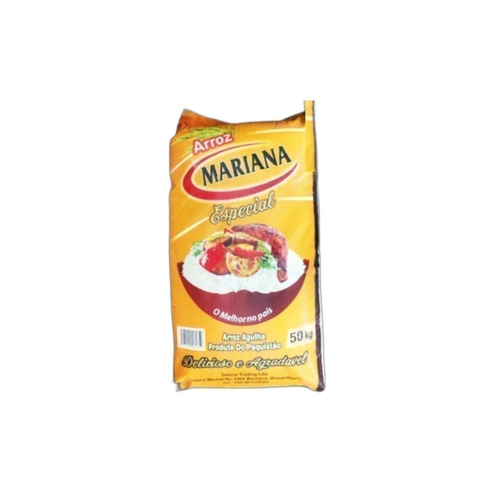 Arroz Mariana 50kg Amarelo Especial Paquistão
