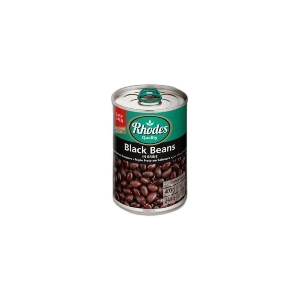 Feijão Rhodes 244g/400g Preto