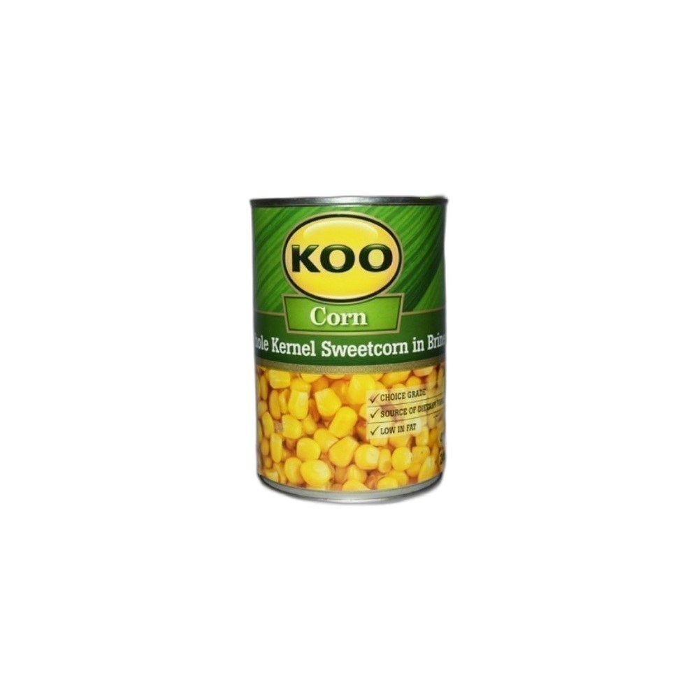 Milho Koo 410g Inteiros Kernel Doce