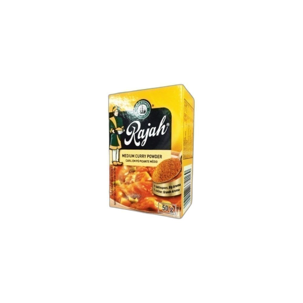 Pó De Caril Rajah 50g Médio