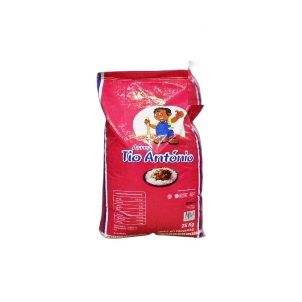 Arroz Tio Antonio 25kg Rosa Paquistão