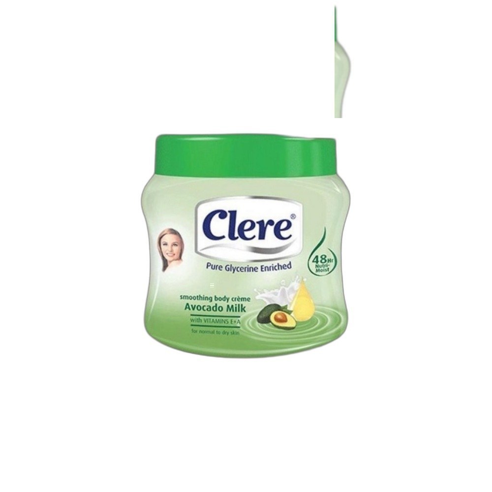 Creme Corporal Clere 500ml Leite E Abacate