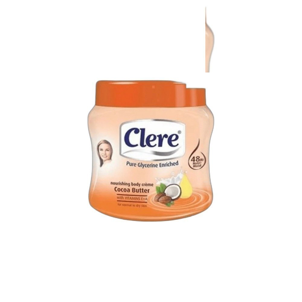 Creme Corporal Clere 500ml Manteiga De Cacau