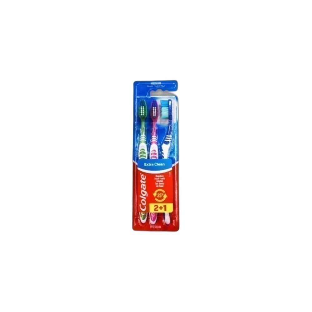 Escova De Dente Colgate 1X3 Extra Clean Promo