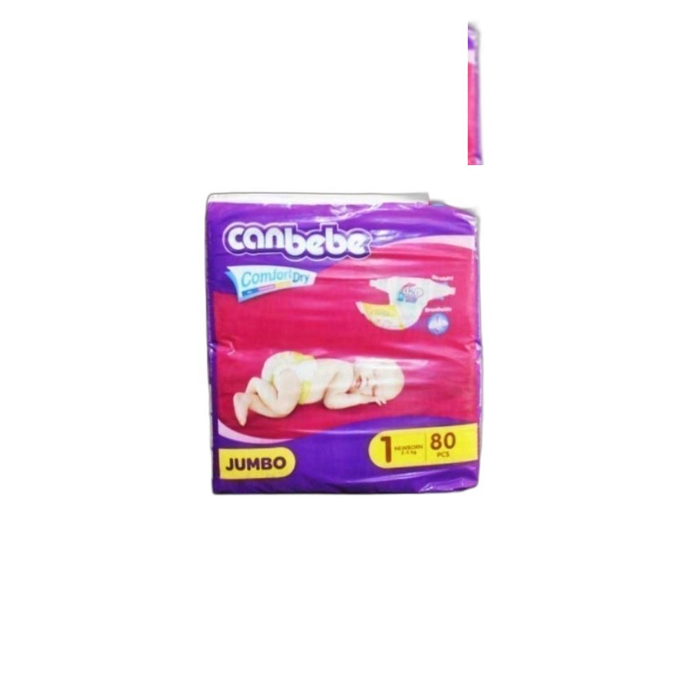 Fraldas Canbebe 2-5kg 80un