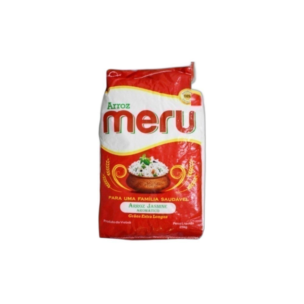 Arroz Meru 25kg Jasmine Aromático