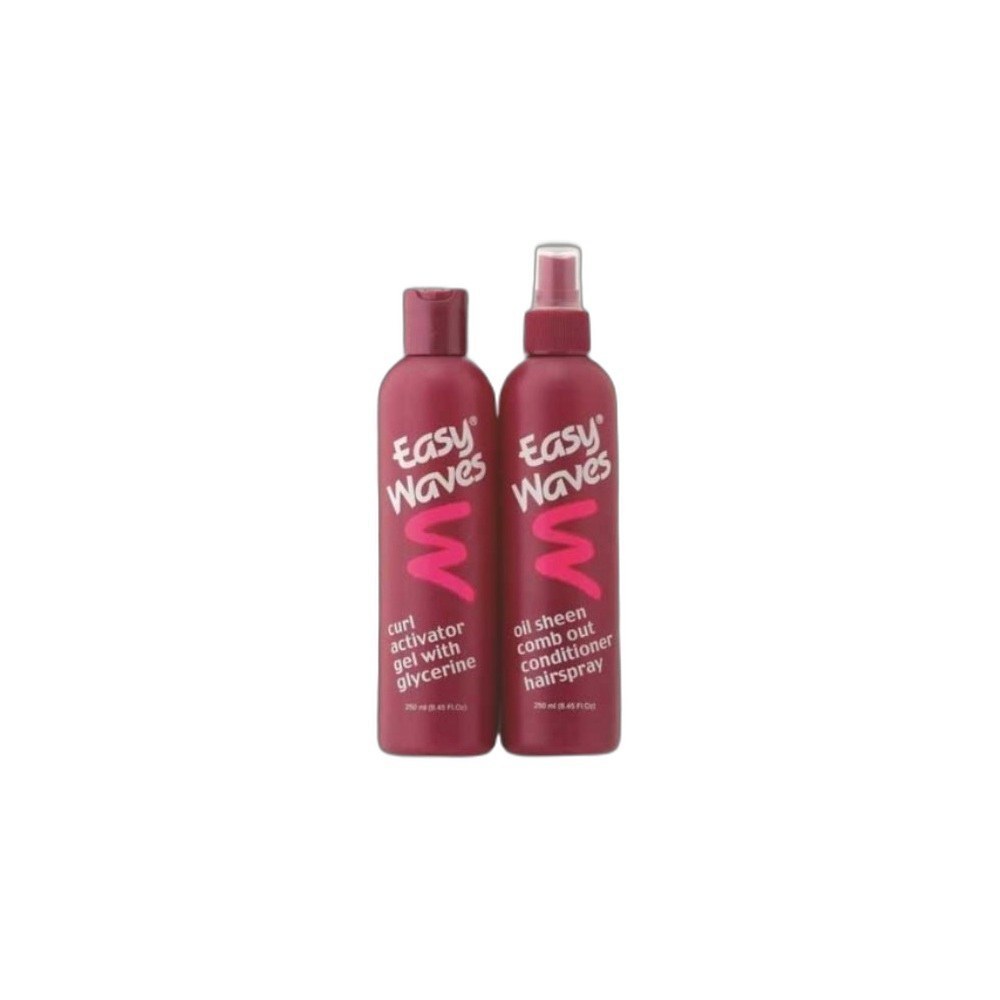 Cachos E Brilho Em Óleo Easy Waves 2X250ml 2In1