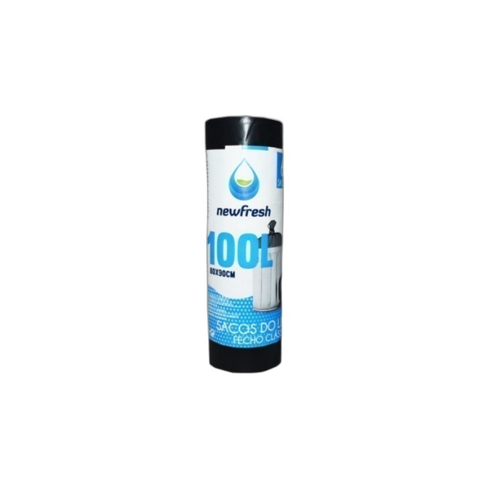 Plásticos De Lixo Newfresh 100L 80X90Cm