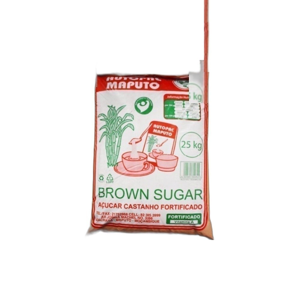 Açúcar Autopac Maputo 25kg Castanho