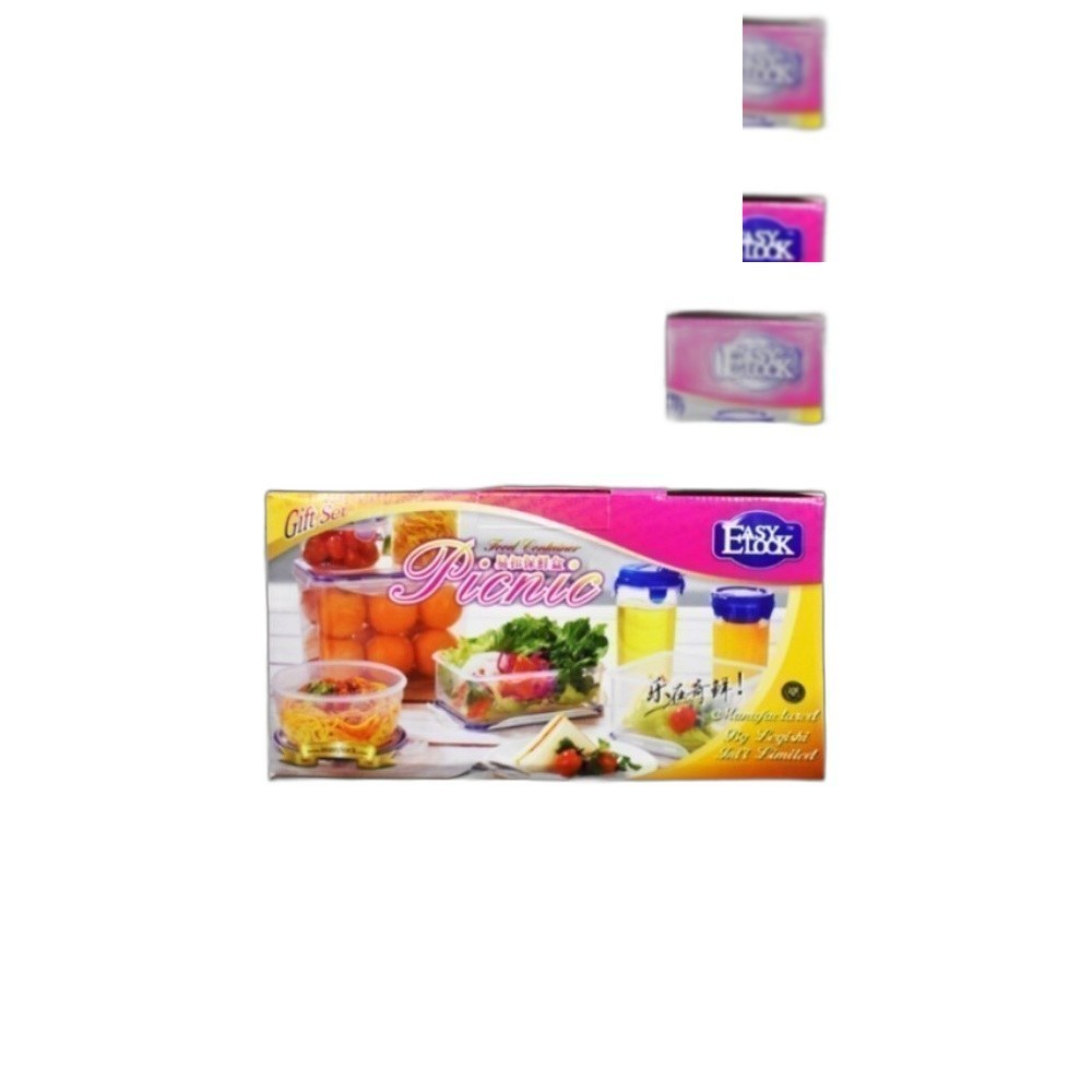 Tigelas Easy Lock 1X8 Picnic