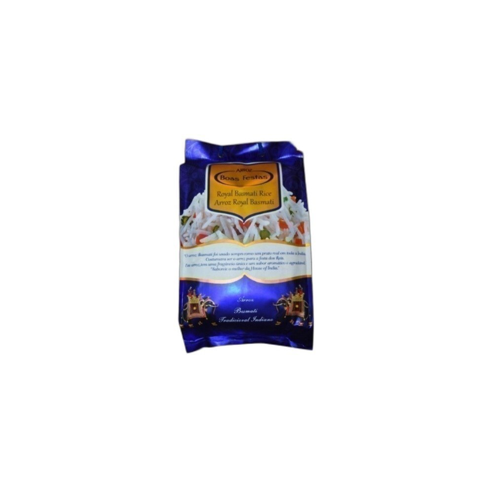 Arroz Basmati Boas Festas 5kg Azul