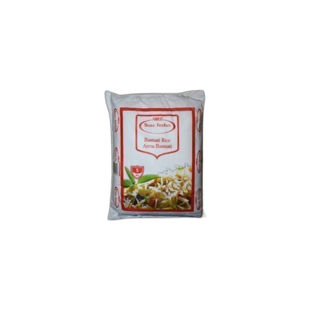 Arroz Basmati Boas Festas 5kg Branco