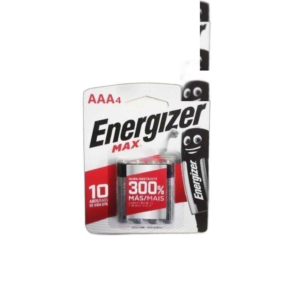 Pilhas Energizer 1X4 Aaa4