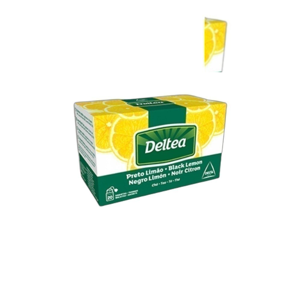 Chá Delta 24g 20S Deltea Mix-Preto Limão-Black Lemon & Negro Limon-Noir Citron
