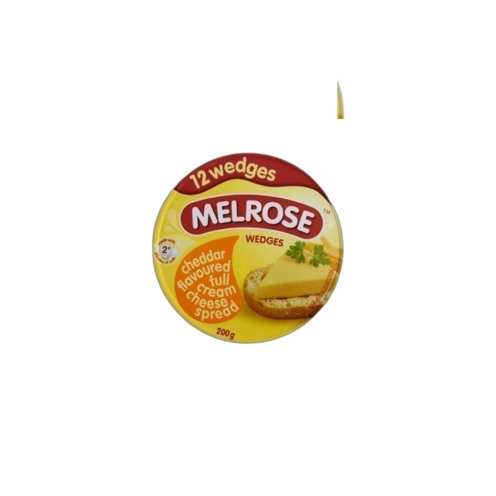 Queijo Melrose 200g Wedges Mix-Cheddar