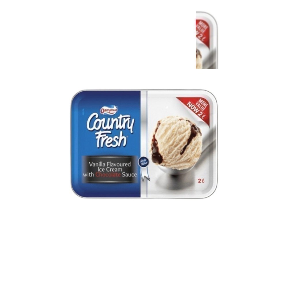 Sorvete Nestle Dairymaid 1.8/2L Mix-Vanilla With Chocolate Sauce