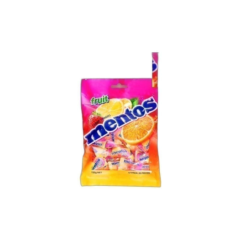 Doces Mentos 135g Mix-Fruit