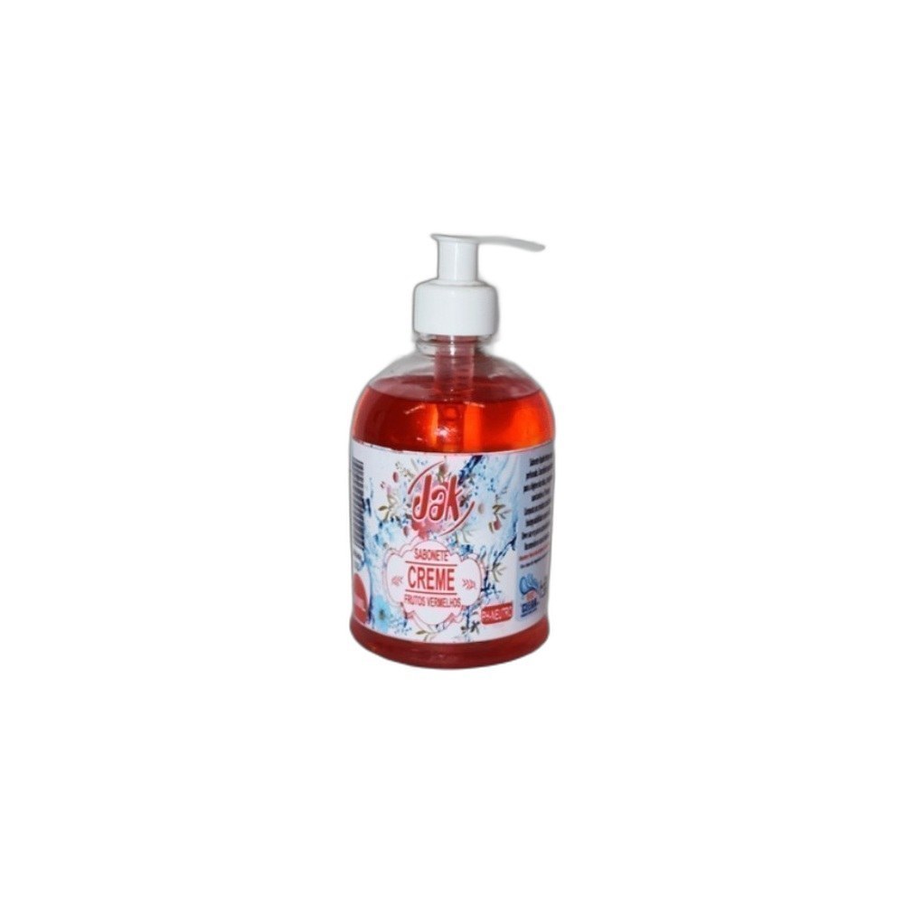 Sabonete Liquido Jak 500ml Creme Mix-Frutos Vermelhos
