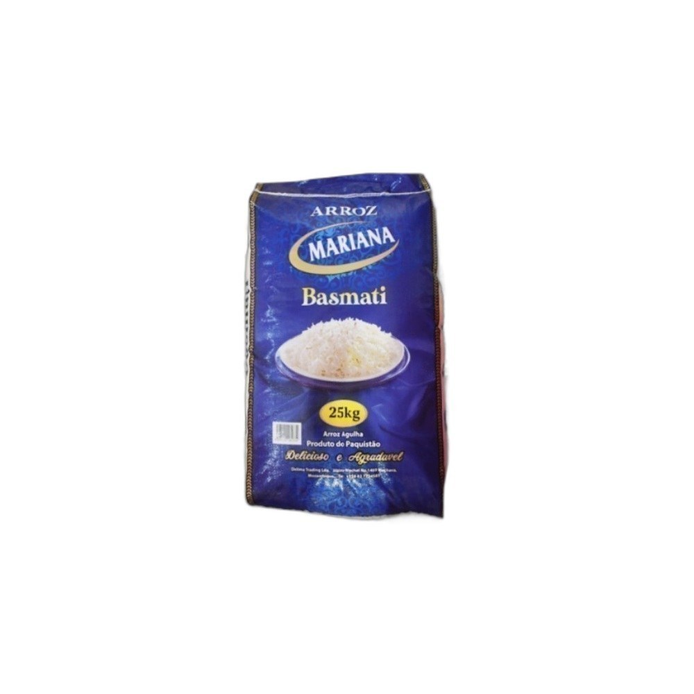 Arroz Basmati Mariana 25kg Azul Paquistão