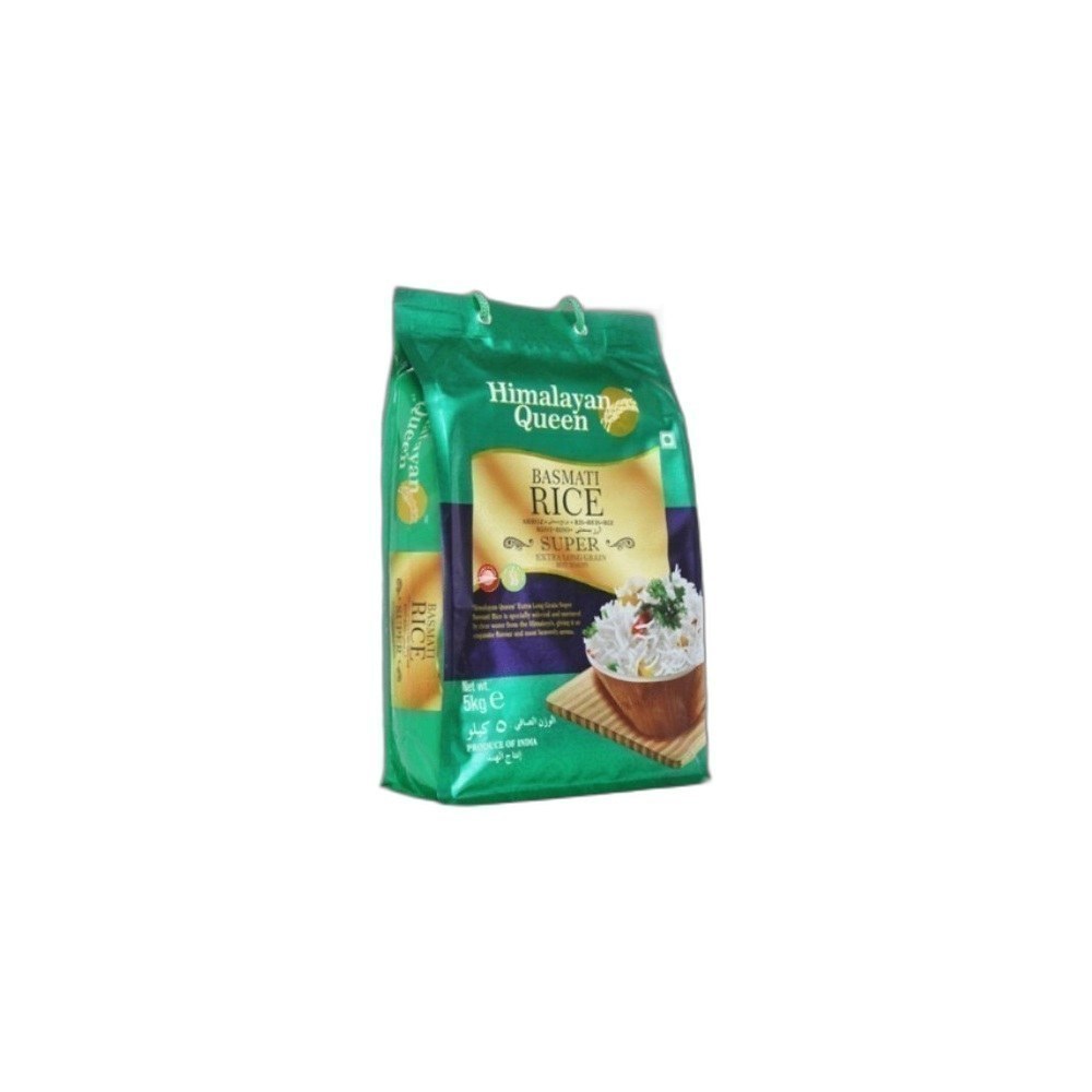 Arroz Basmati Himalayan Queen 5kg Sella India Super Extra Longo