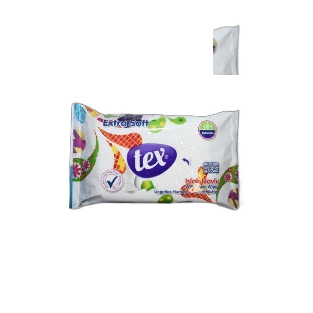 Toalhetes Tex 60Pcs Wet Wipes