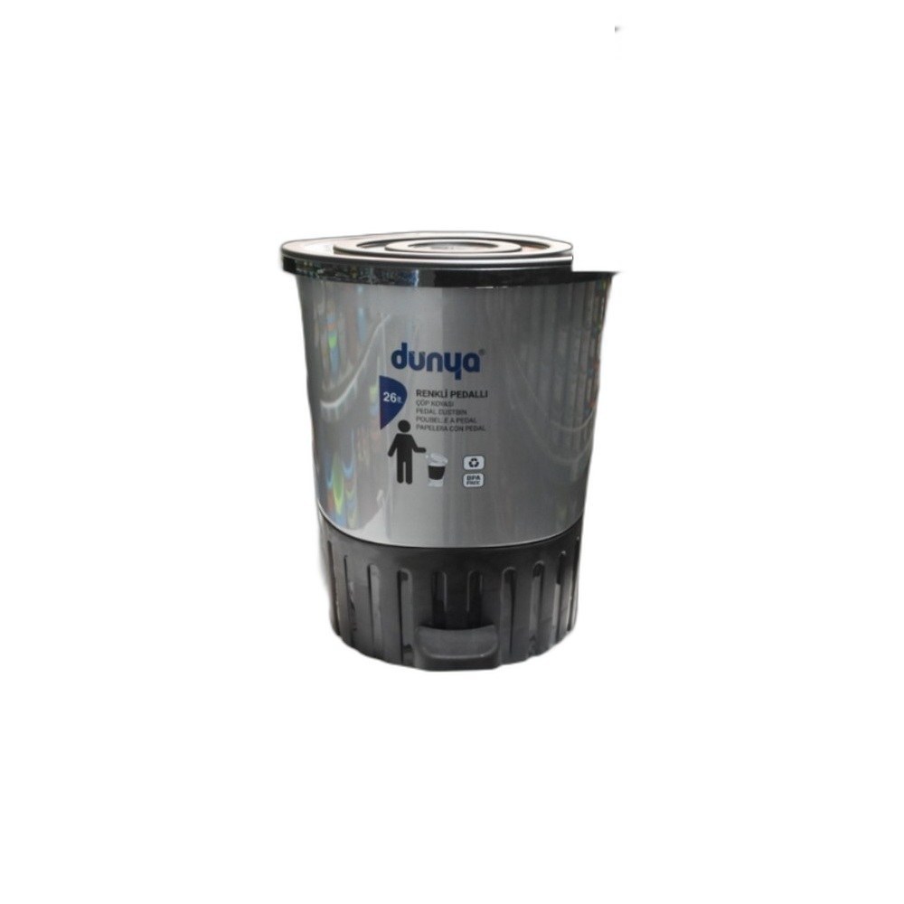 Balde De Lixo Dunya 26L 01063 Com Pedal