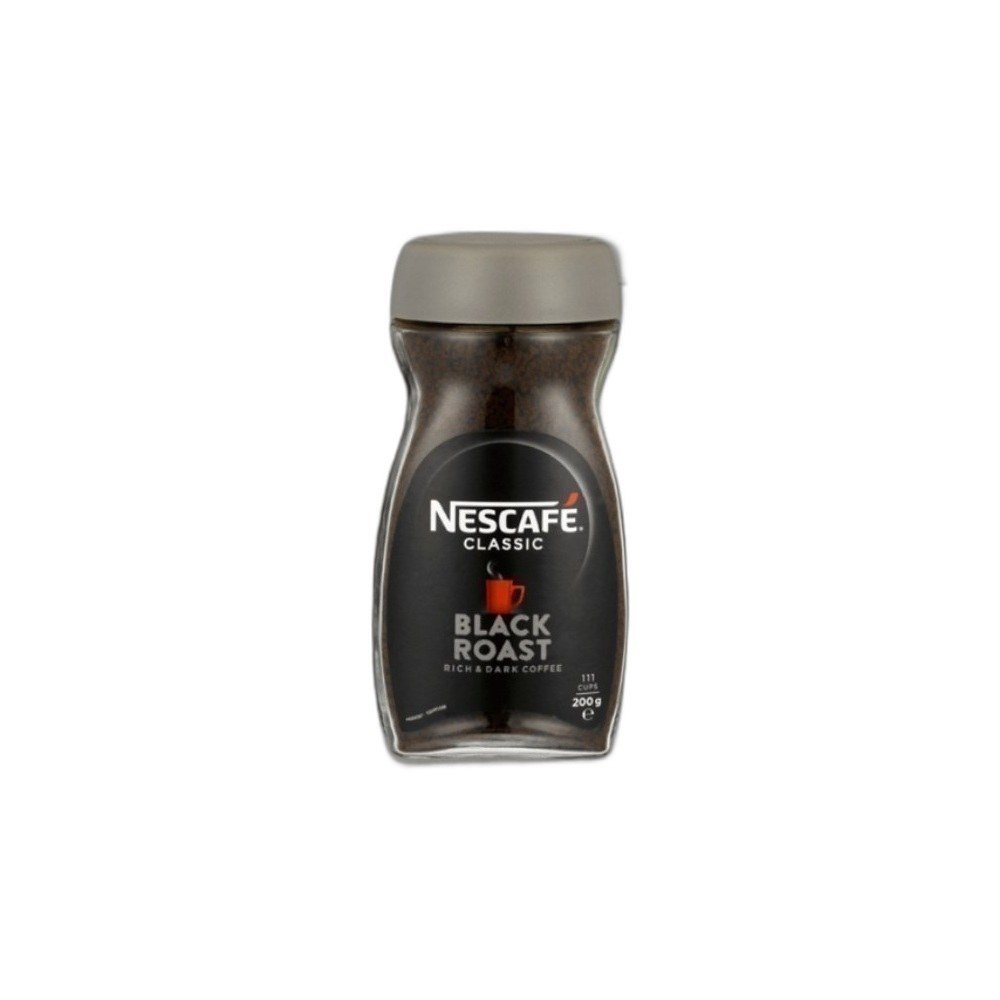 Café Nescafe 200g Classico Frasco Mix-Black Roast