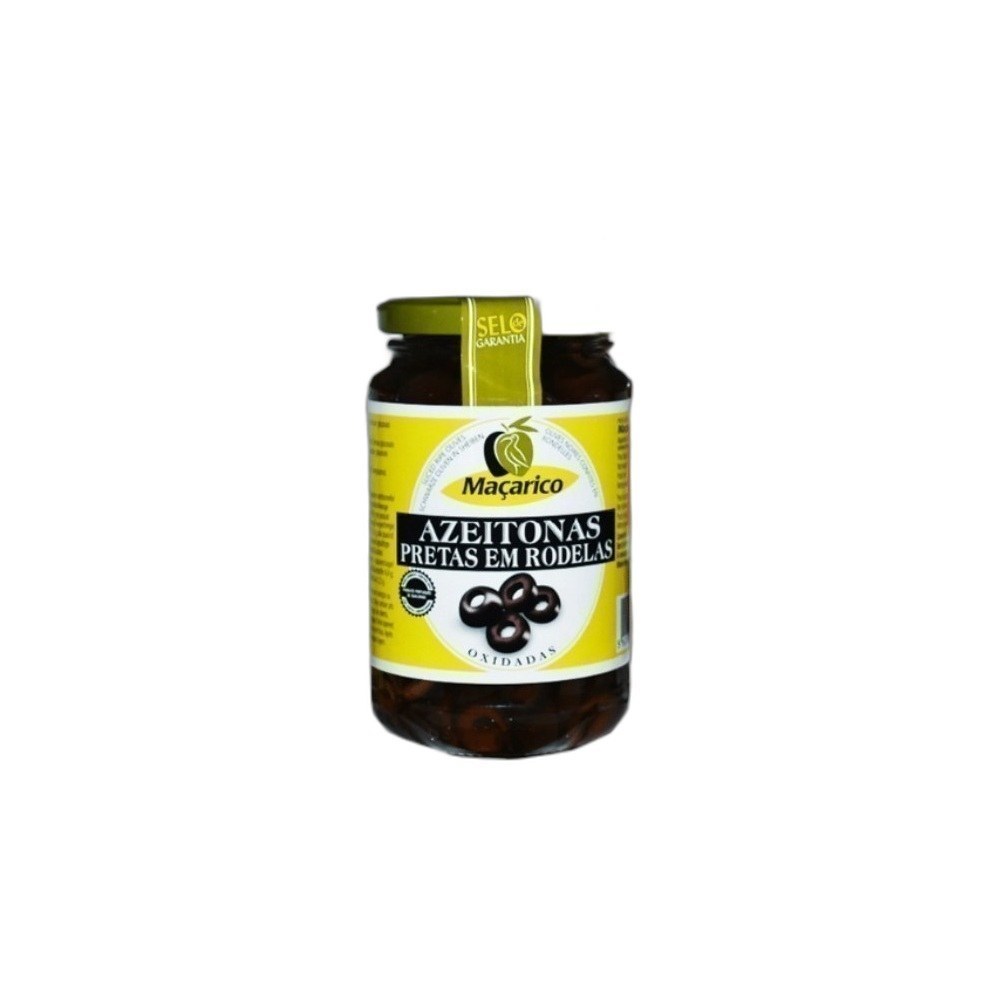 Azeitonas Maçarico 165g/345g Pretas Laminadas