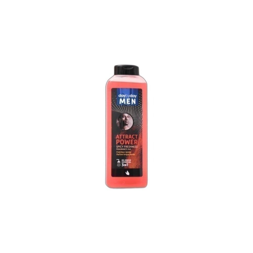 Gel De Banho Day By Day 500ml Homens E Mulheres Mix-Attract Power