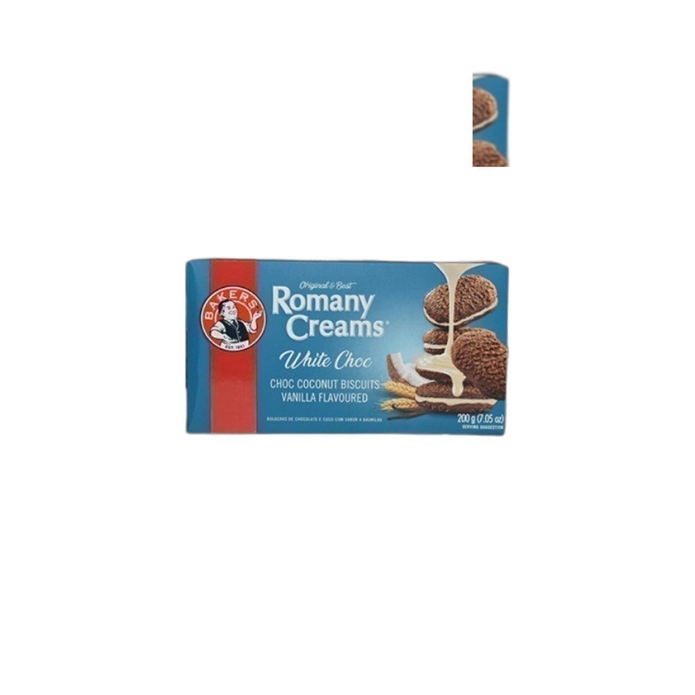 Bolachas Bakers Romany Creams 200g Mix-White Choc