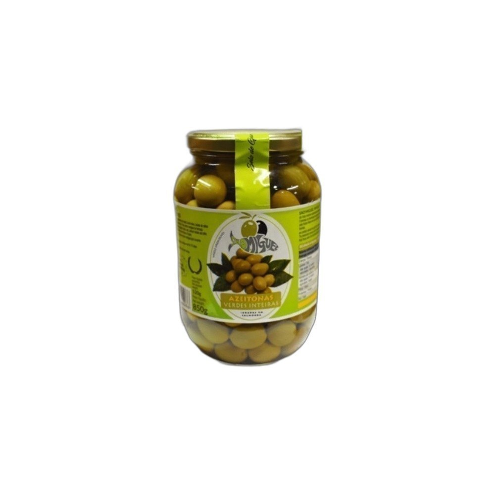 Azeitonas Sao Miguel 520g/850g Verdes Inteiras