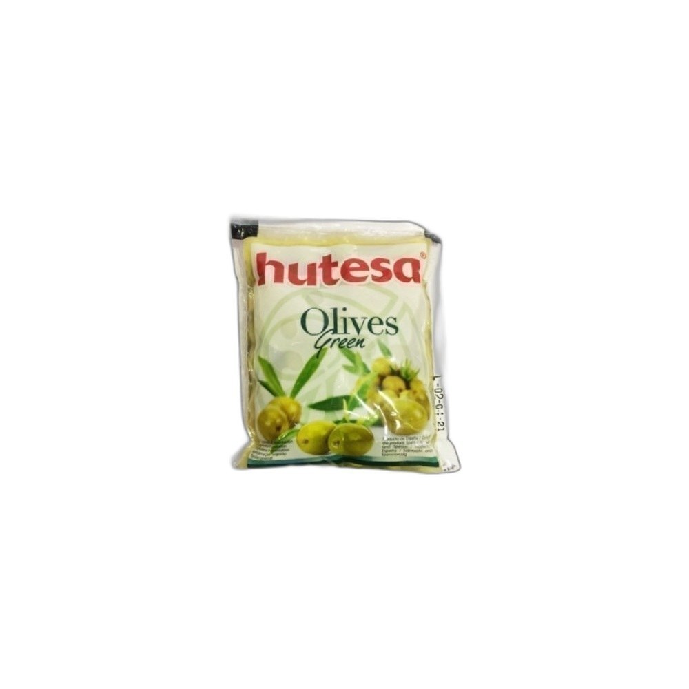 Azeitonas Hutesa 100g/180g Verdes Inteiras