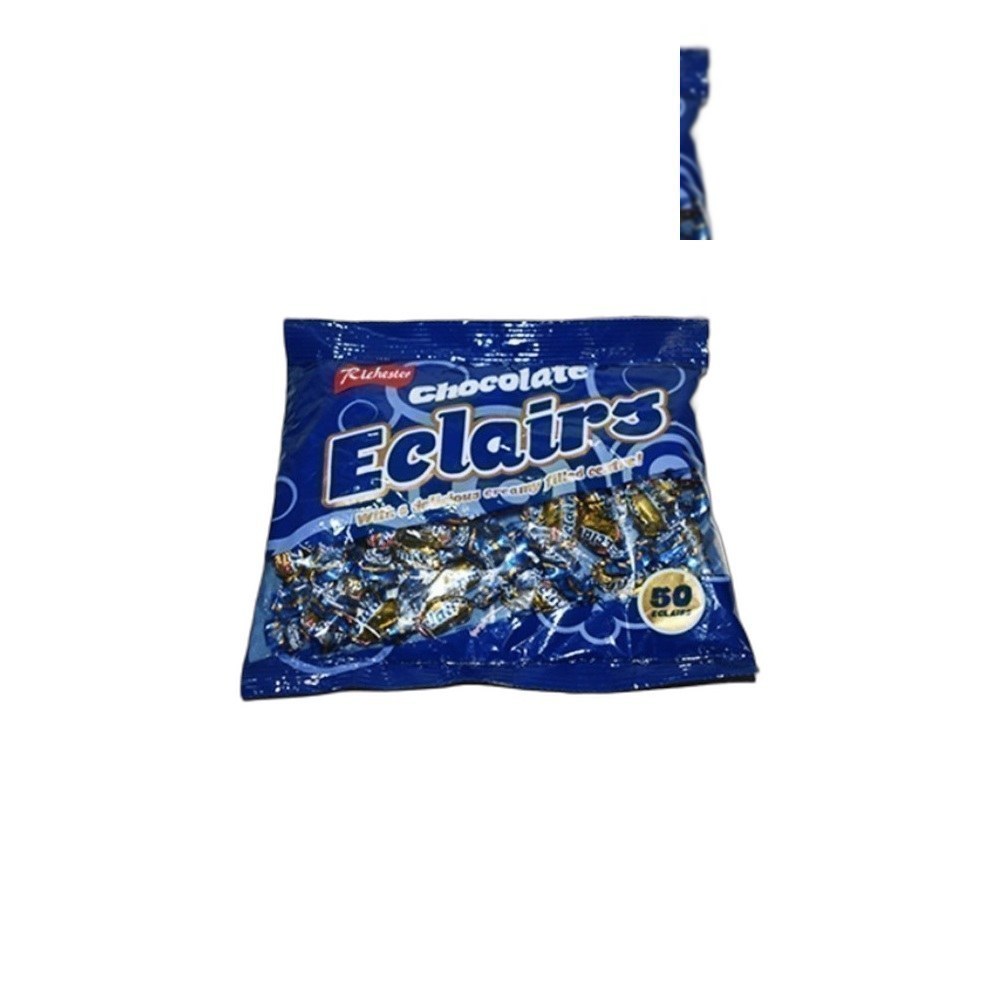 Doces Richester 250g/50Pcs Eclairs Mix