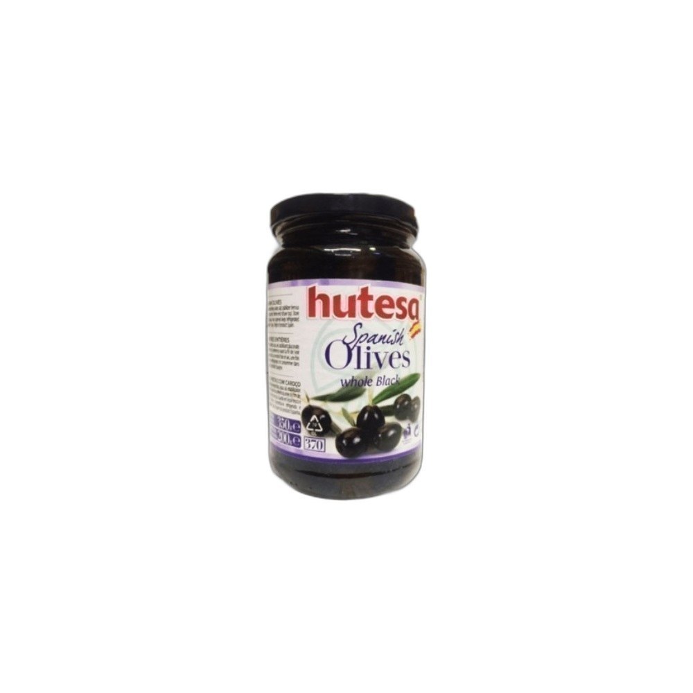 Azeitonas Hutesa 200g/350g Pretas Inteiras