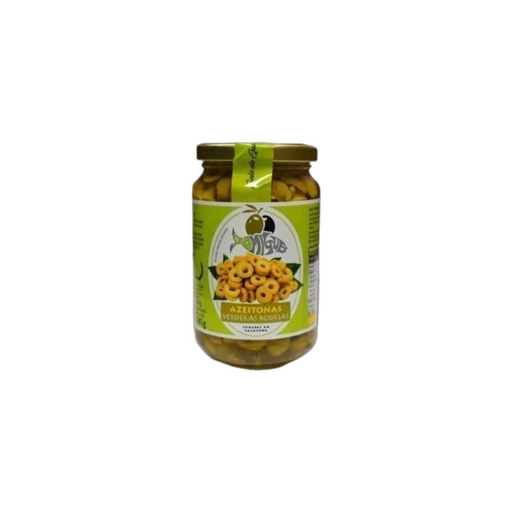 Azeitonas São Miguel 165g/345g Verdes Rodelas
